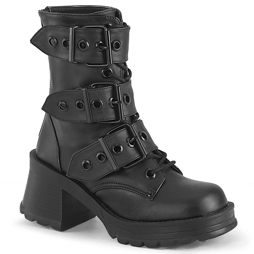 DemoniaCult - BRATTY118 Bottines - Noir